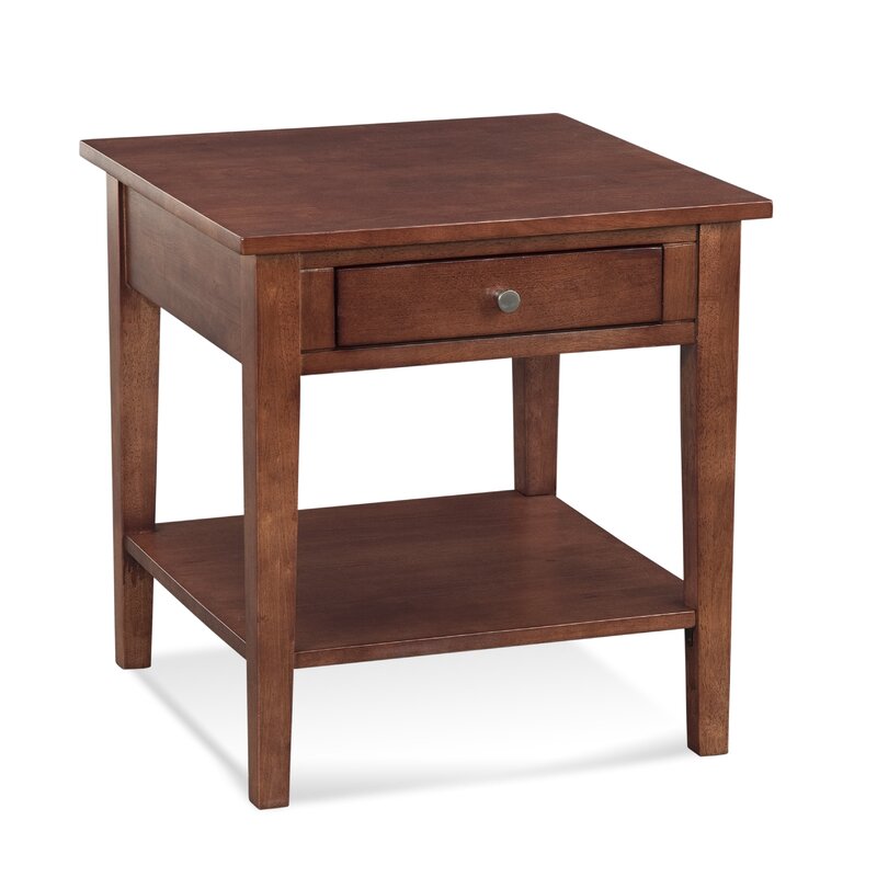 Braxton Culler South Solid Wood End Table with Storage 